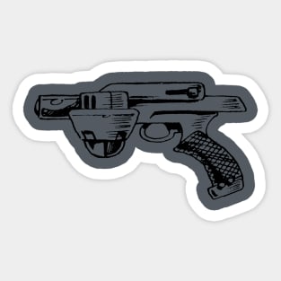 electrocution pistol Sticker